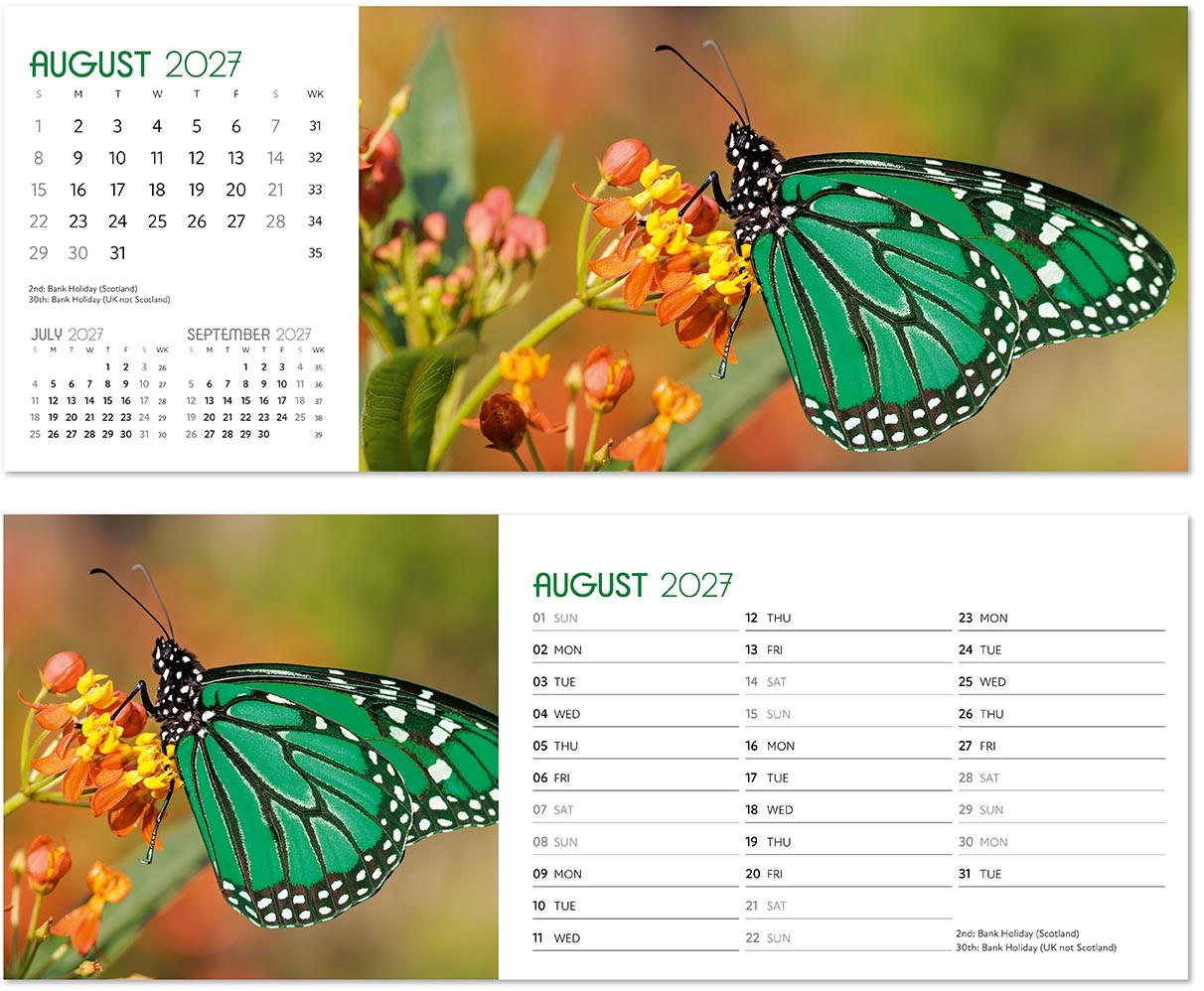 A Touch of Colour Desk Calendar