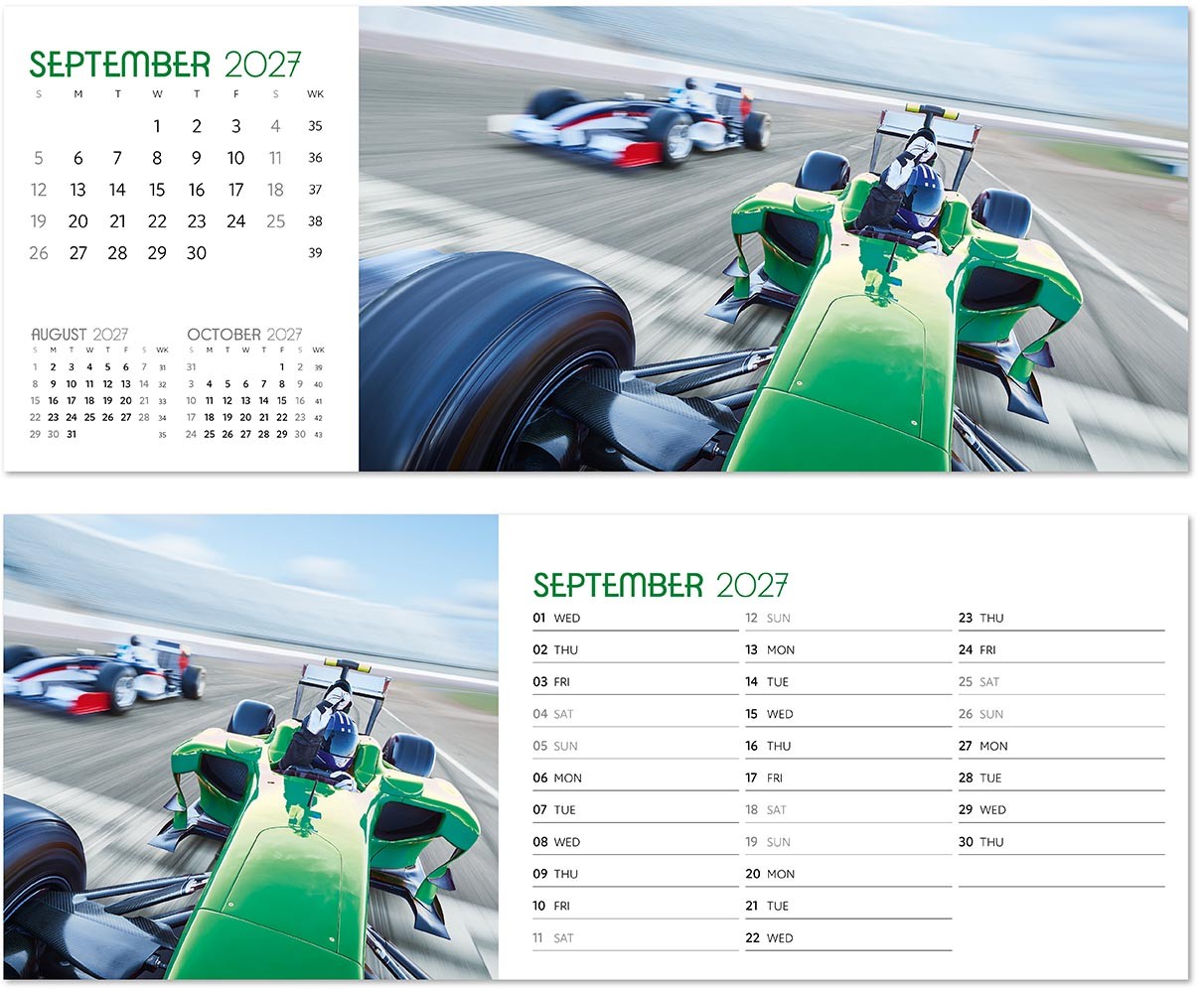 A Touch of Colour Desk Calendar