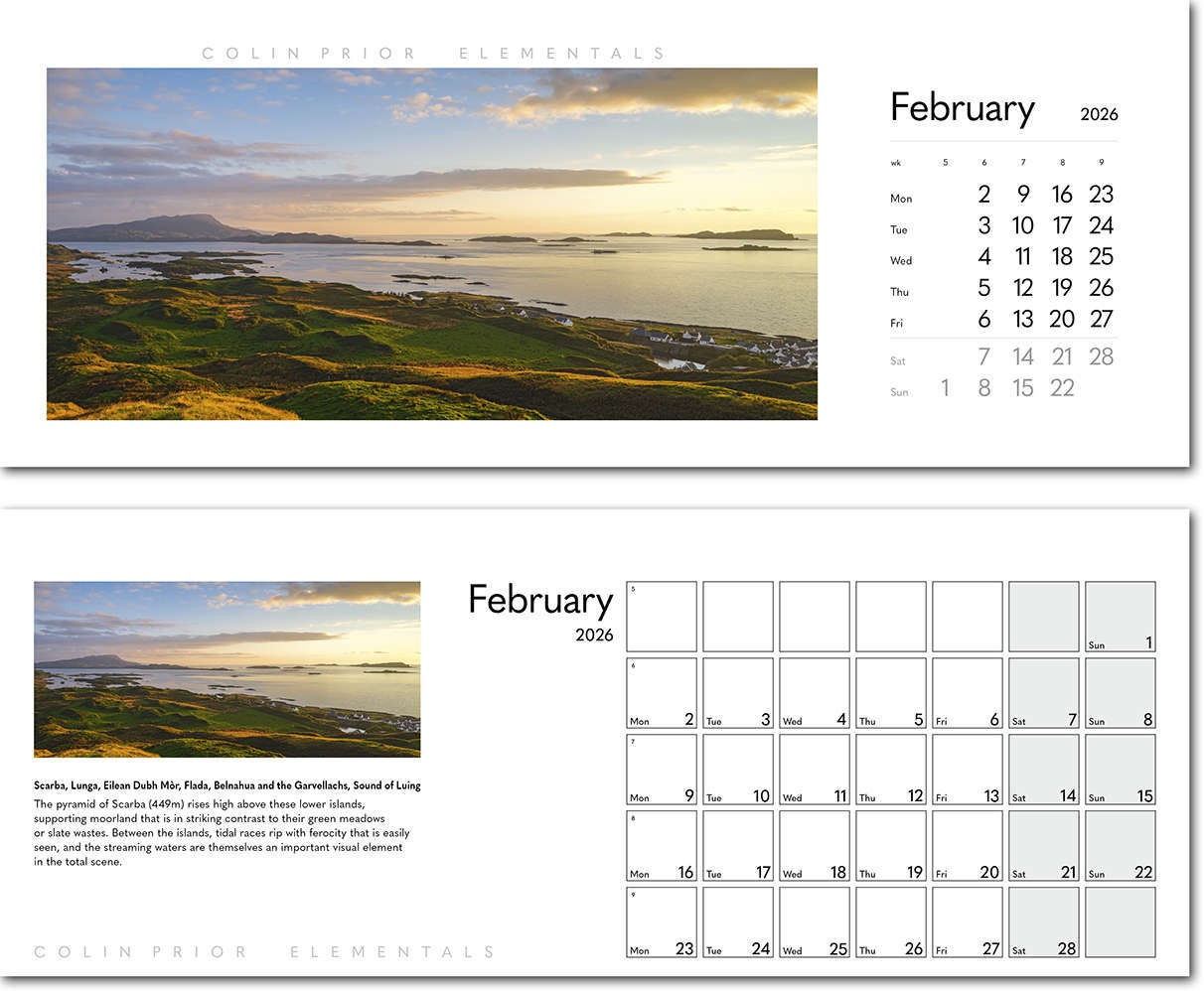 Colin Prior Note Station Desk Calendar 