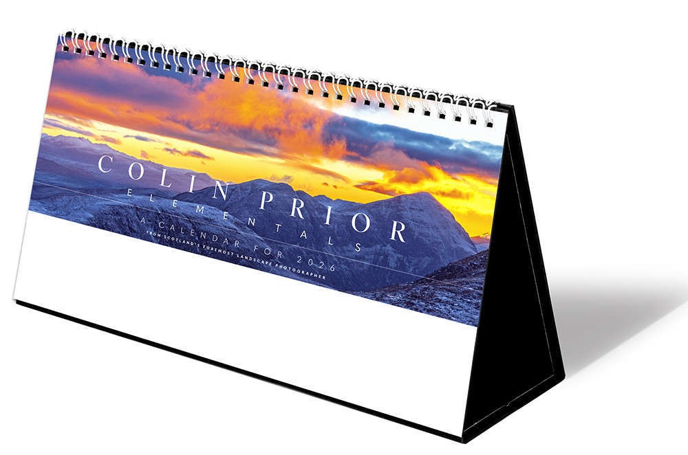 Colin Prior Elementals Premium Lined Easel Desk Calendar