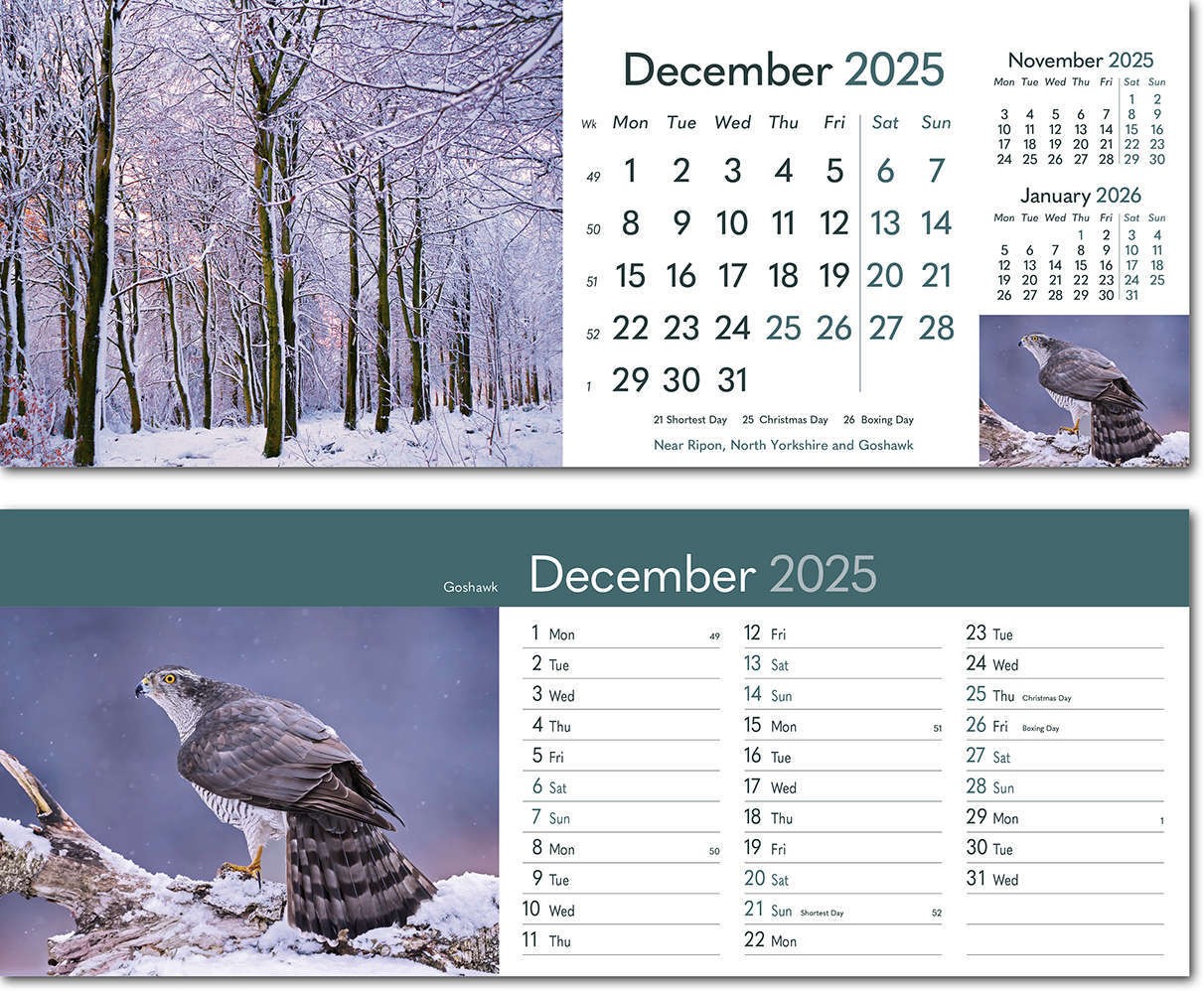 Rural Britain Desk Calendar