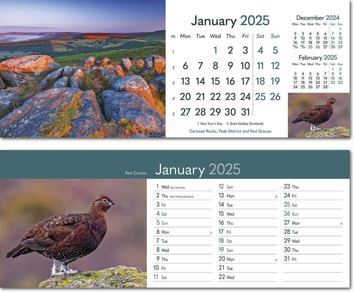 Rural Britain Desk Calendar