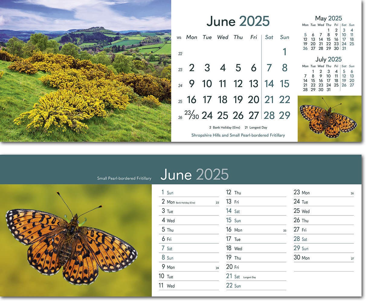 Rural Britain Desk Calendar