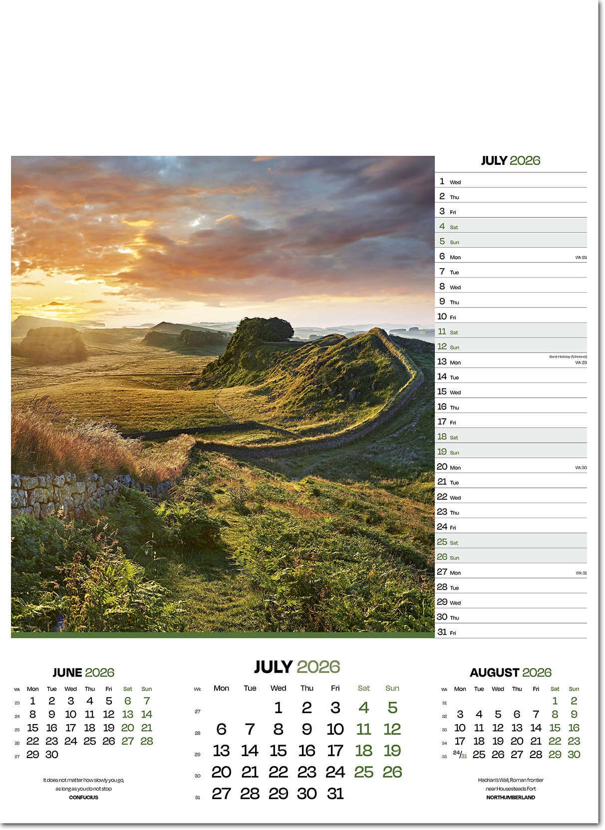 Moods of Nature Calendar