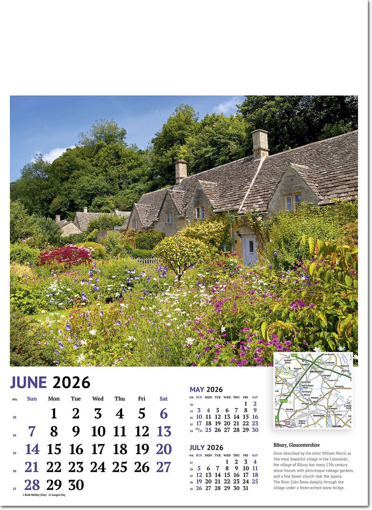 Beautiful Britain Wall Calendar