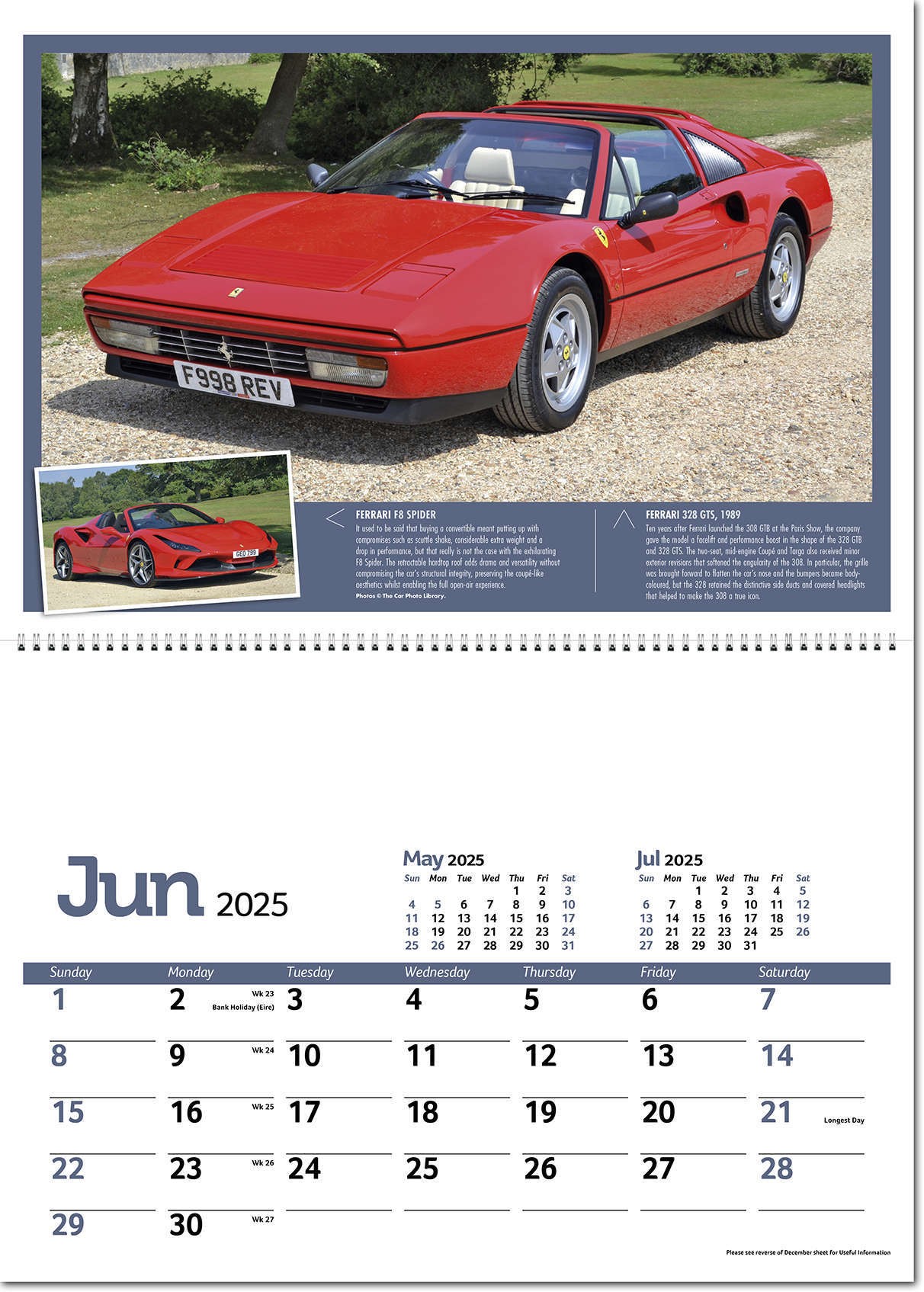 Classic Marques Past and Present Postage Saver Calendar