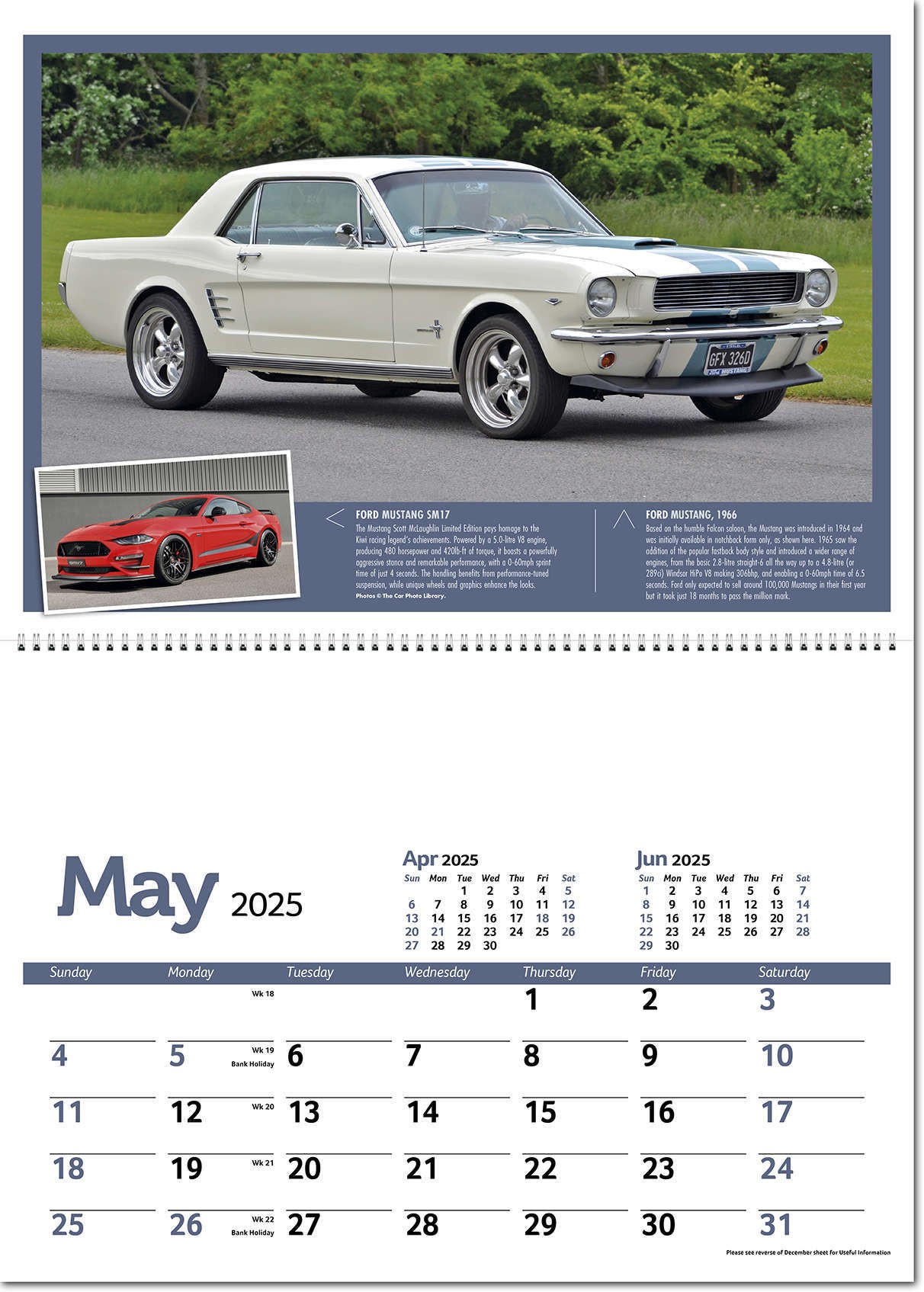 Classic Marques Past and Present Postage Saver Calendar