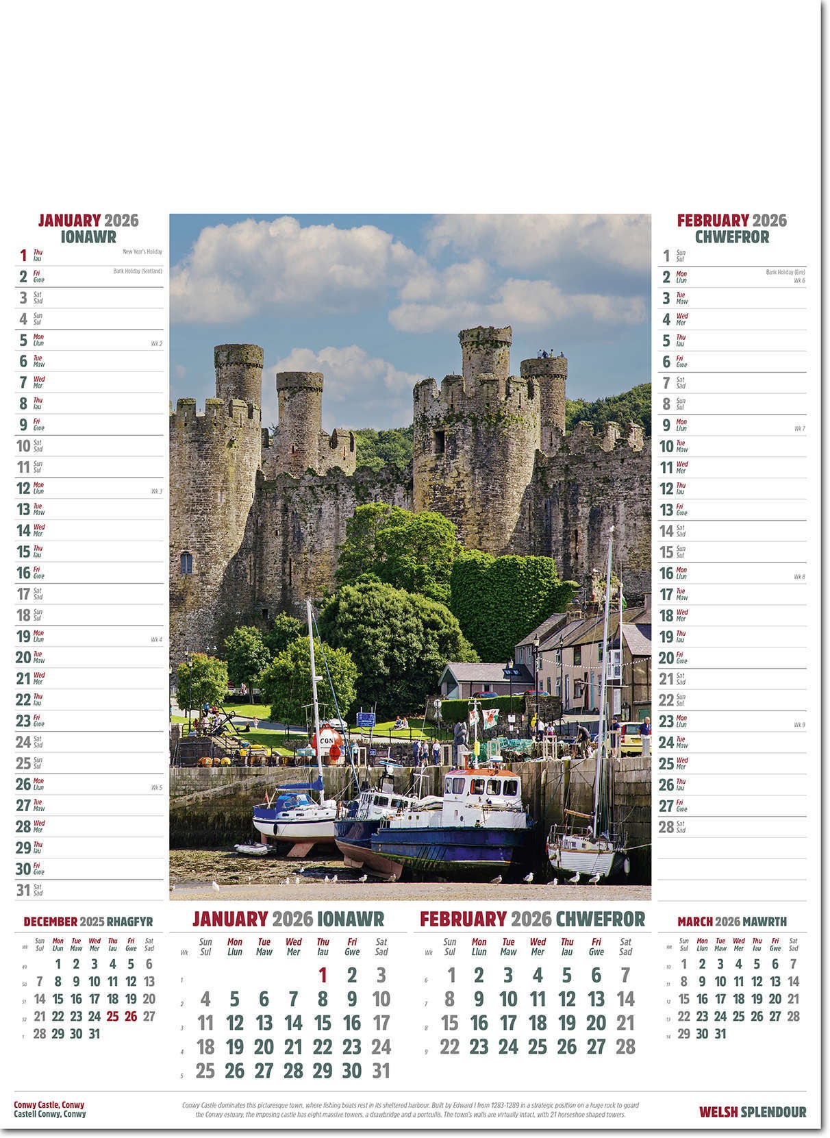 Welsh Splendour Calendar