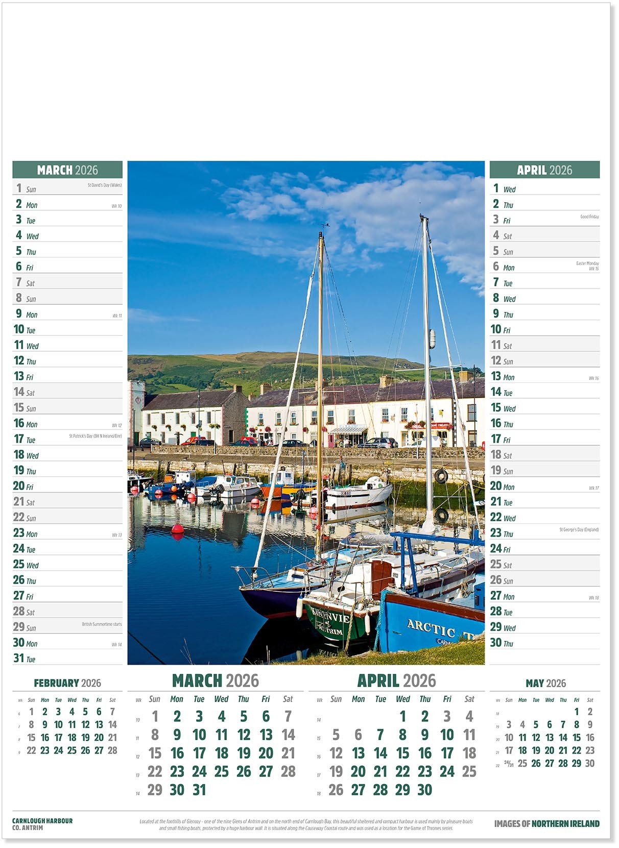 Images of Northern Ireland Calendar