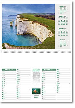 Pictorial Britain Postage Saver Calendar