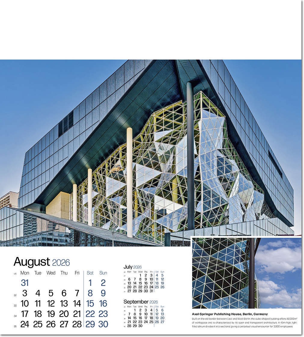 Iconic Structures Wall Calendar