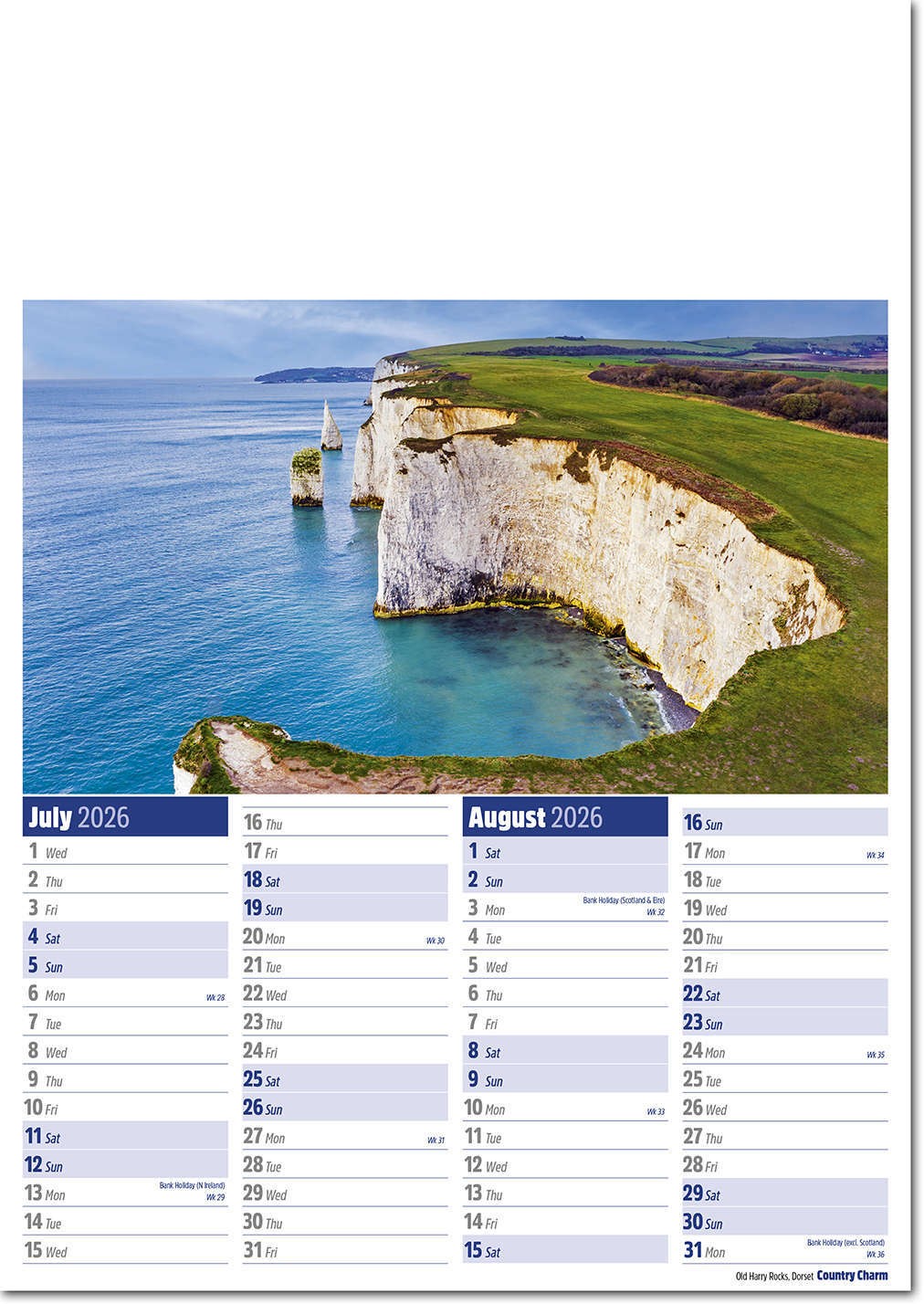 Country Charm Calendar