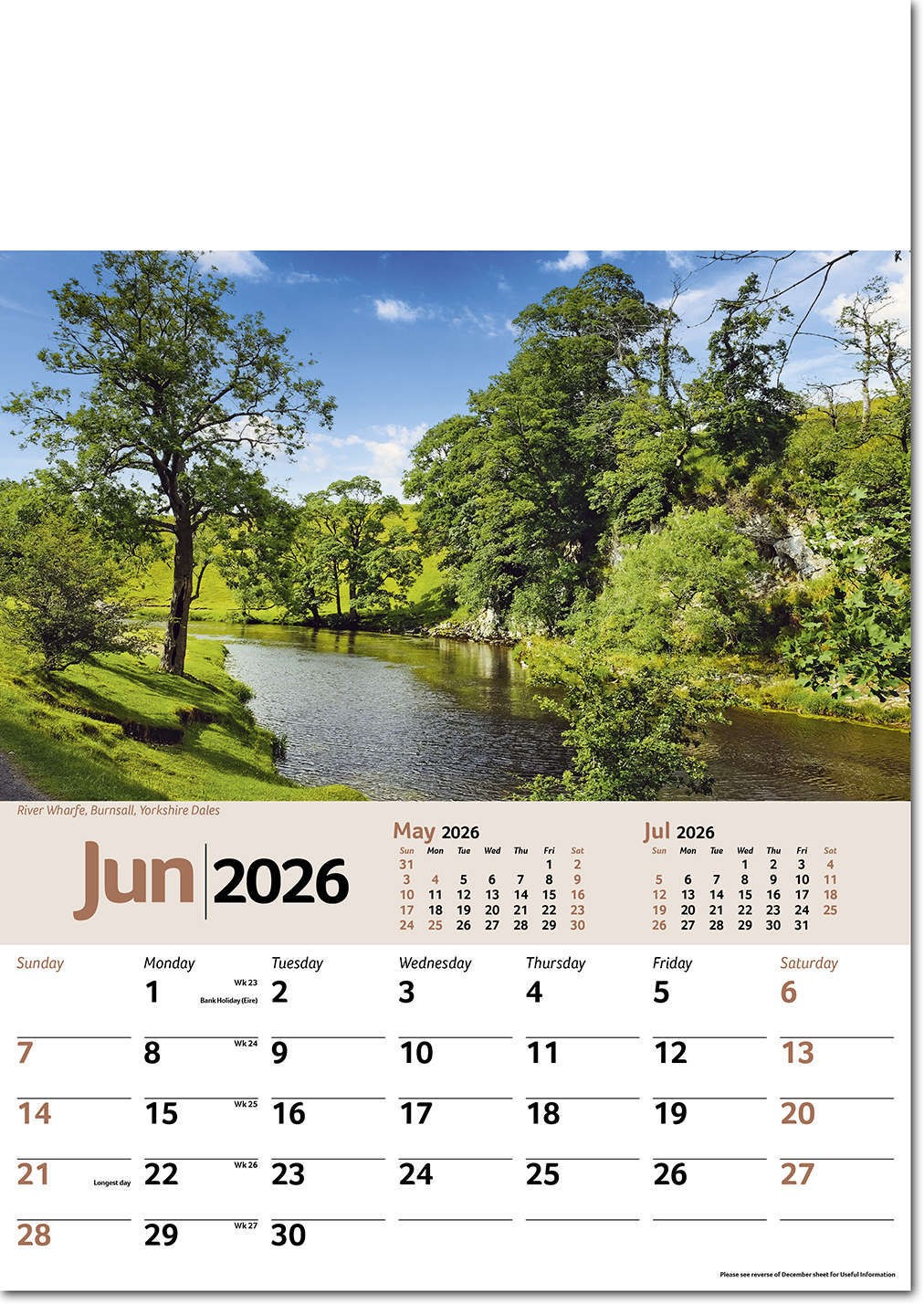 Scenic Memo Calendar